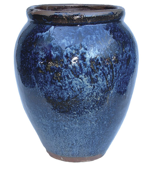 Rustic Glazed Tall Urn - Image 6
