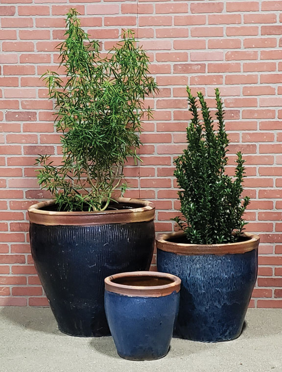 Rustic Tall Hollywood Planter - Image 2