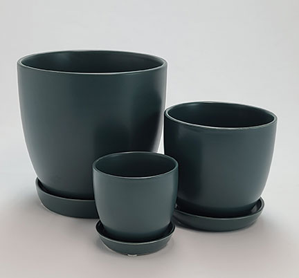 Bell Planter with Attached Saucer - Image 10