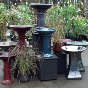 Birdbaths and Bird Feeders