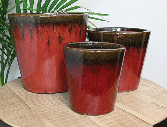 Tapered Round Pot - Set of 3 - Image 2