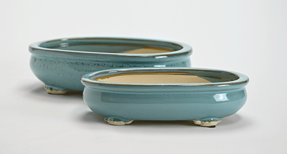 Garden Glazed Oval Bonsai - Set of 2 - Image 5