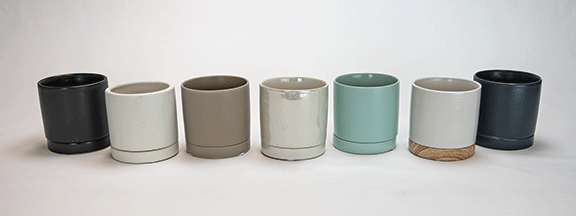 Contemporary Cylinder with Saucer - Image 3