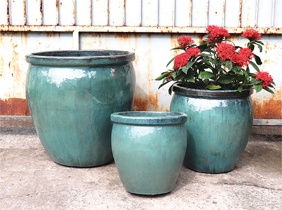 Tall Belly Pot - S/3 - Image 4