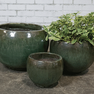 Short Round Planter - Set of 3