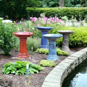 Large Traditional Birdbath - 21"D x 23"H