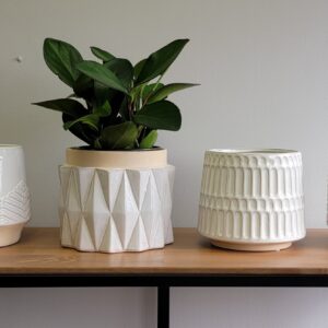 7" Sandy Stone Planter - 4 Pack