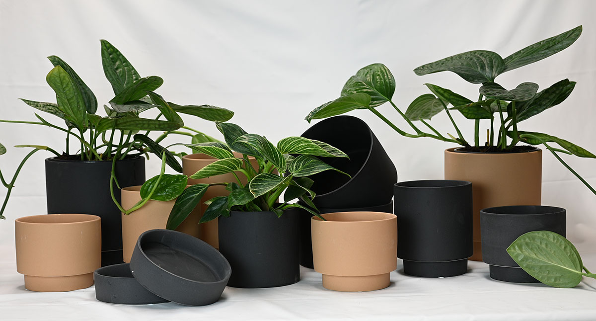 Suede Finish Mesa Planters - 4 Pack - Image 10