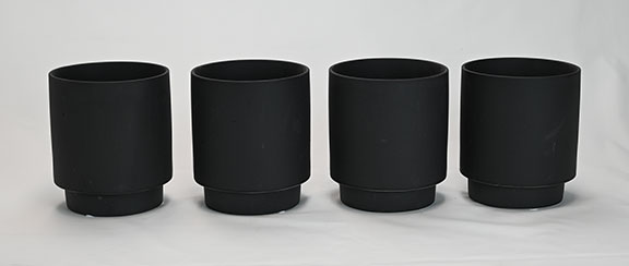 Suede Finish Mesa Planters - 4 Pack - Image 4