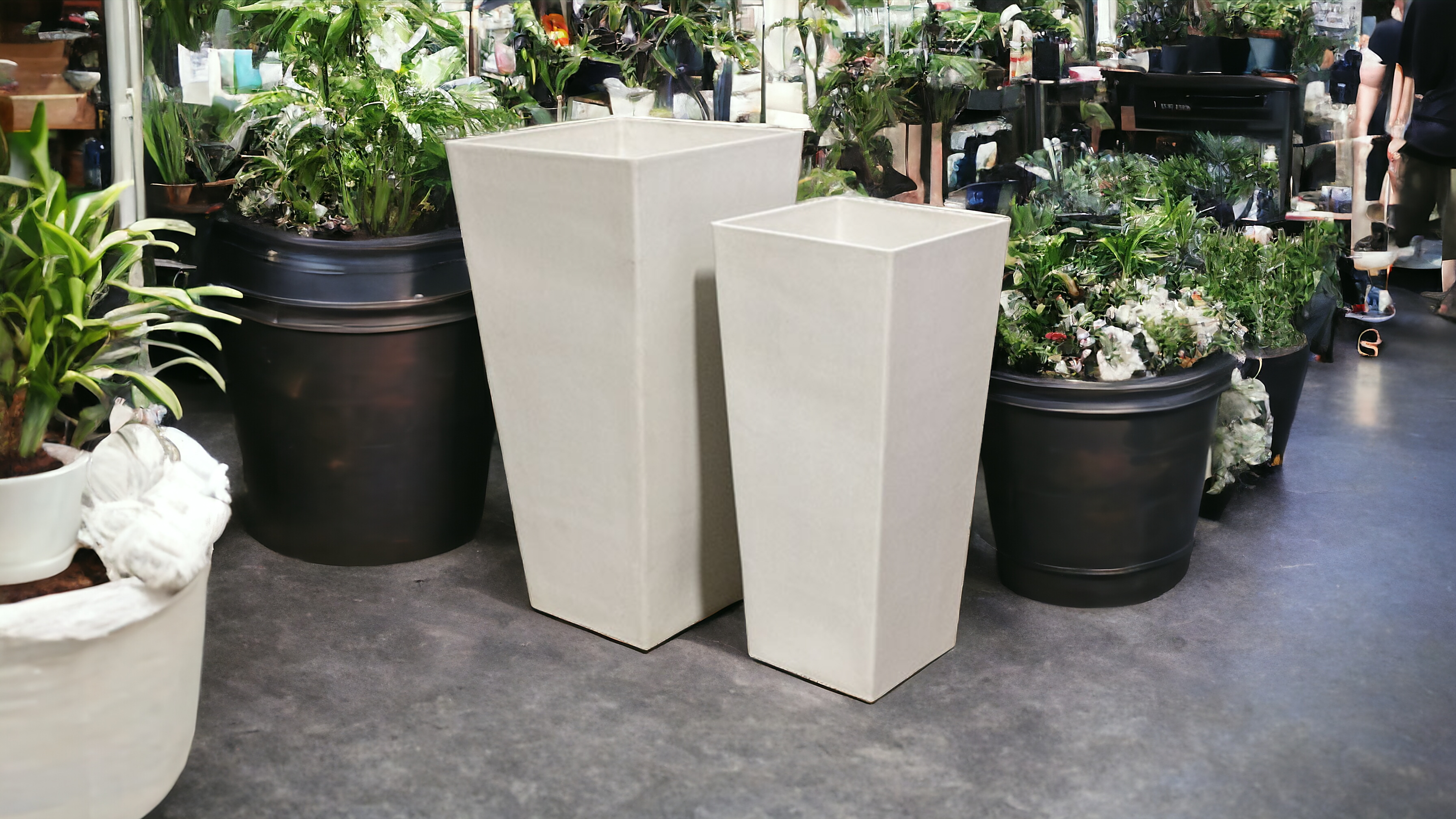 EcoTech Tall Square Pot