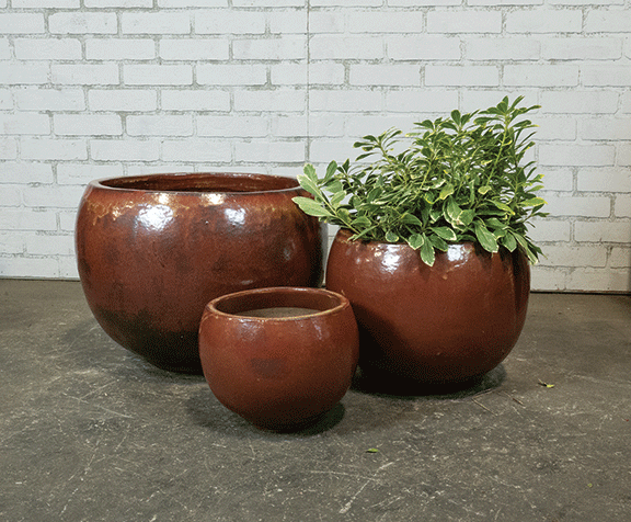 Short Round Planter - Set of 3 - Image 7